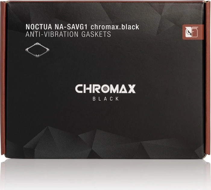 Noctua NA-SAVG1 chromax.black Anti-Vibrations-Dichtlippe, 120mm, schwarz