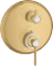 Hansgrohe Axor Montreux Thermostat Unterputz mit Hebelgriff und Ab- und Umstellventil brushed gold optic Vorschaubild