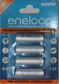 Panasonic eneloop (Gen 2) Micro AAA NiMH 800mAh, 4er-Pack