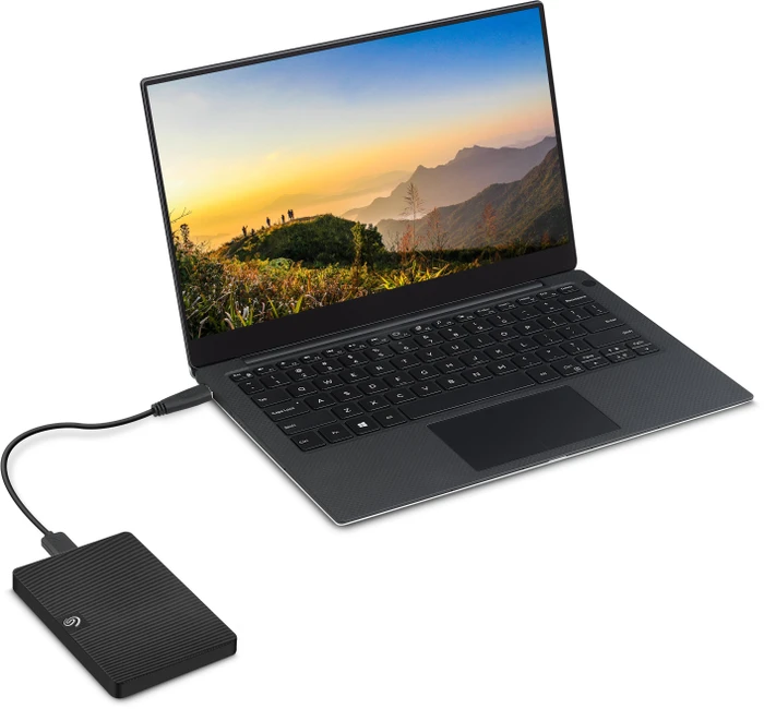 Seagate Expansion Portable, 2TB, +Rescue, USB 3.0 Micro-B