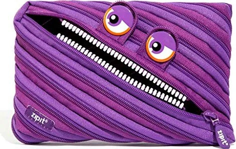 Zipit Wildlings Jumbo Pouch Schlampermäppchen lila