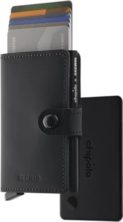 Chipolo x Secrid Trackable Mini Wallet schwarz