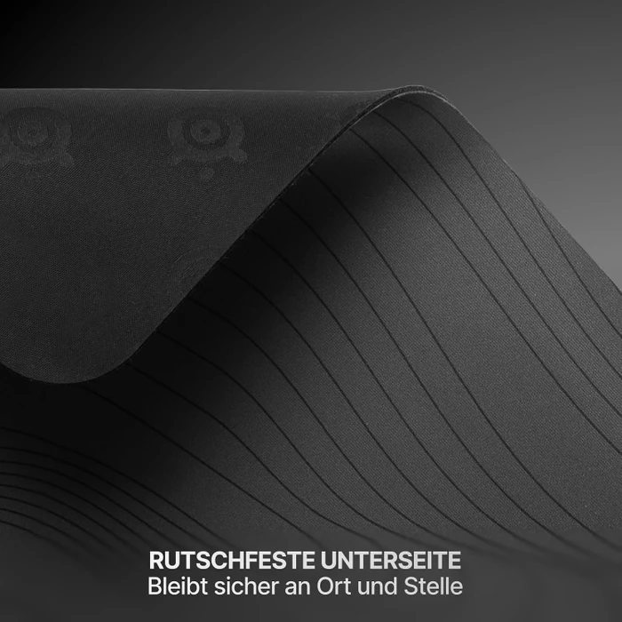 SteelSeries QcK Large Topographic Limited Edition, 450x400mm, Muster schwarz/grau