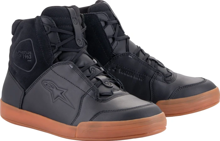 Alpinestars Chrome Drystar Motorradschuh schwarz/braun