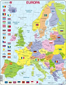 Larsen K2 Europa politische Lernkarte
