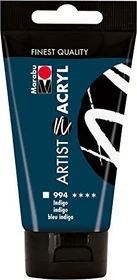 Marabu Artist Acryl Acrylfarbe, indigo, 75ml