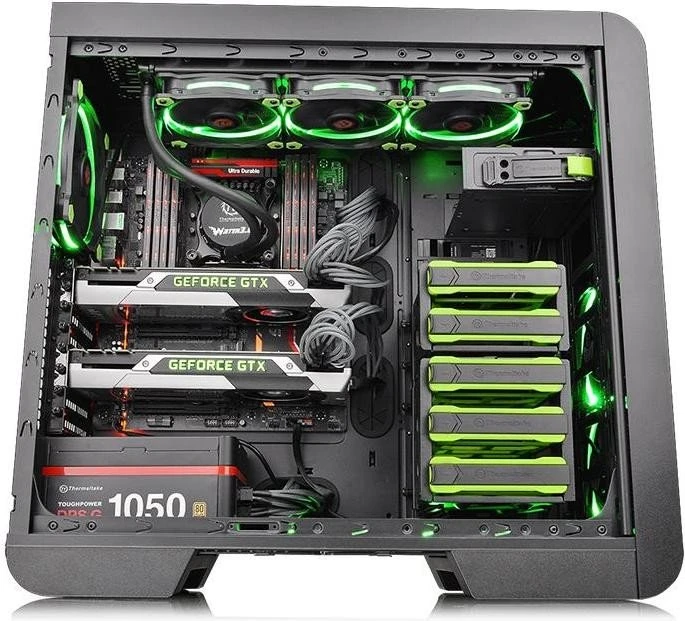 Thermaltake Core V51 Riing Edition, Acrylfenster