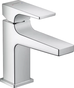 Hansgrohe Metropol Waschbeckenarmatur 100 mit Push-Open Ablaufgarnitur chrom