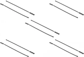 DeLOCK Blitzbinder wiederverwendbar, 4.5mm, 310mm, schwarz, 10 Stück