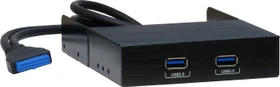 Inter-Tech 3.5" USB 3.0 Frontpanel, 3.5" Multifunktionspanel