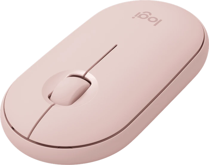Logitech M350 Pebble Wireless Mouse Rose, USB/Bluetooth