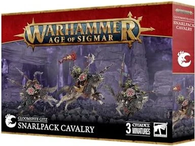 Games Workshop Warhammer Age of Sigmar - Gloomspite Gitz - Snarlpack Cavalry
