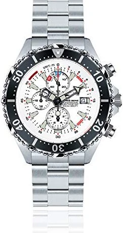 Chris Benz Depthmeter Chronograph 300m Taucheruhr arktisweiß