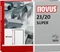 Novus SUPER Heftklammern, 23/20, verzinkt, 1000 Stück Vorschaubild