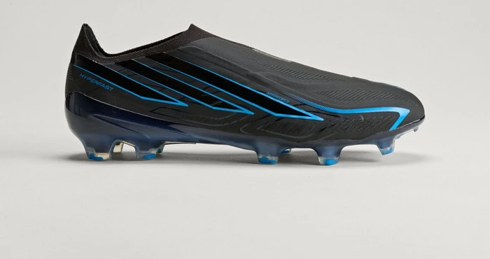 adidas F50 Hyperfast Elite Laceless FG core black/lucid ray blue