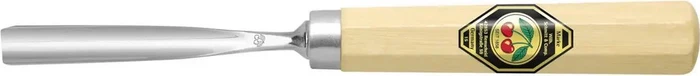 Kirschen 3208 Kerbschnitzbeitel Stich 8 gerade, mittlere Höhlung 6mm