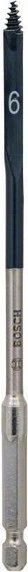 Bosch Professional SelfCut Speed Flachfräsbohrer, 6x152mm, 1 Stück