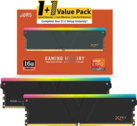 V-Color Manta XSky RGB schwarz UDIMM 16GB, DDR5-6000, CL28-36-36-96