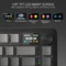 Redragon Behemoth K724 Pro Wireless, Concrete Jungle, LEDs RGB, Mint Mambo, USB/Bluetooth, US Vorschaubild