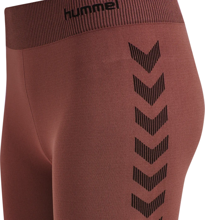 hummel Seamless Training Tight Hose lang marsala (Damen)