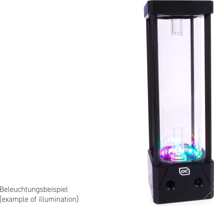 Alphacool Eisbecher Aurora D5 250mm Acetal/Glas inkl. Pumpe VPP655