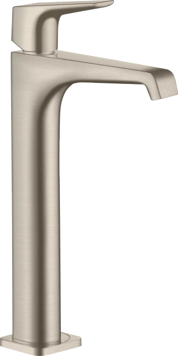 Hansgrohe Axor Citterio E 250 mit Hebelgriff für Aufsatzwaschtische mit Ablaufgarnitur brushed nickel