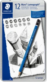 Staedtler Mars Lumograph 100 Bleistift sortiert, 12er-Set