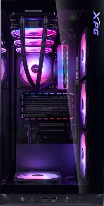ADATA XPG Invader X BTF, schwarz, Glasfenster