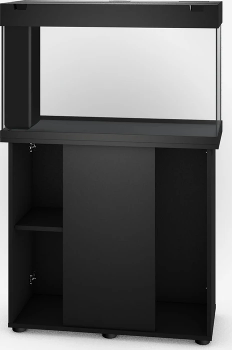 Juwel Rio 125 LED Aquarium-Set mit Unterschrank, schwarz/schwarz, 125l