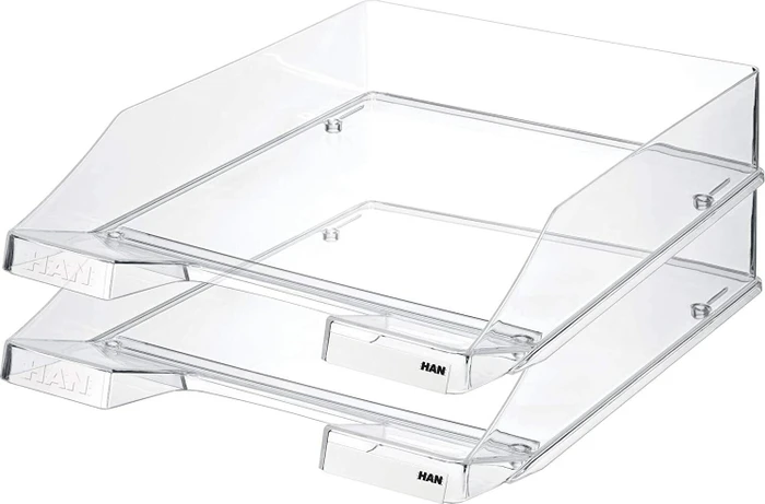 HAN Klassik Papierablage, A4, transparent, 6er-Pack