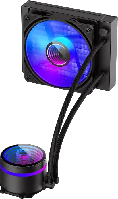 GameMax IceBurg 120mm BK, schwarz