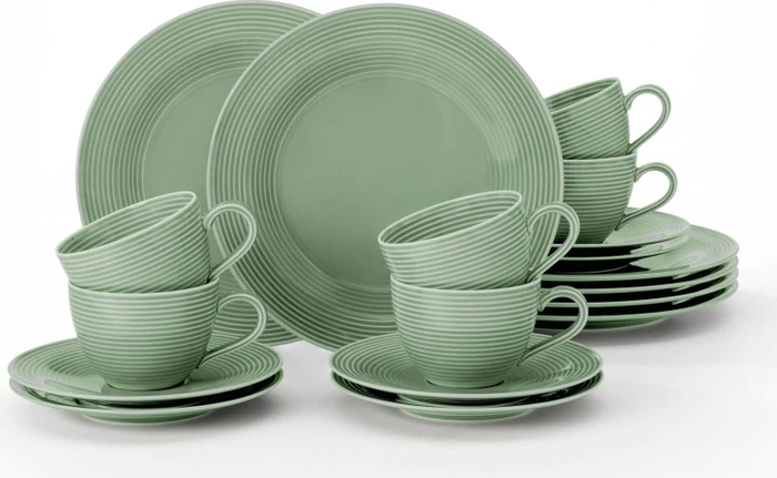 Seltmann Weiden Beat Color Glaze Kaffeeservice-Set, 18-tlg.