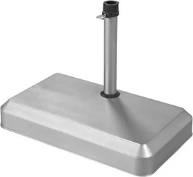 Doppler Betonsockel Balkon-Sonnenschirmständer 20kg 49x28cm silber