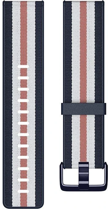 Fitbit Ersatzarmband Woven Small für Versa Lite/Versa navy/rosa