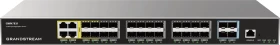 Grandstream GWN7830 Series Aggregation Rackmount Gigabit Managed Switch, 24x SFP, 4x RJ-45, 4x SFP+ (GWN7831)