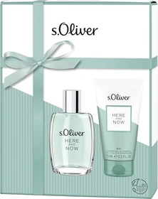 s.Oliver Here & Now for Men EdT 30ml + Duschgel 75ml Duftset
