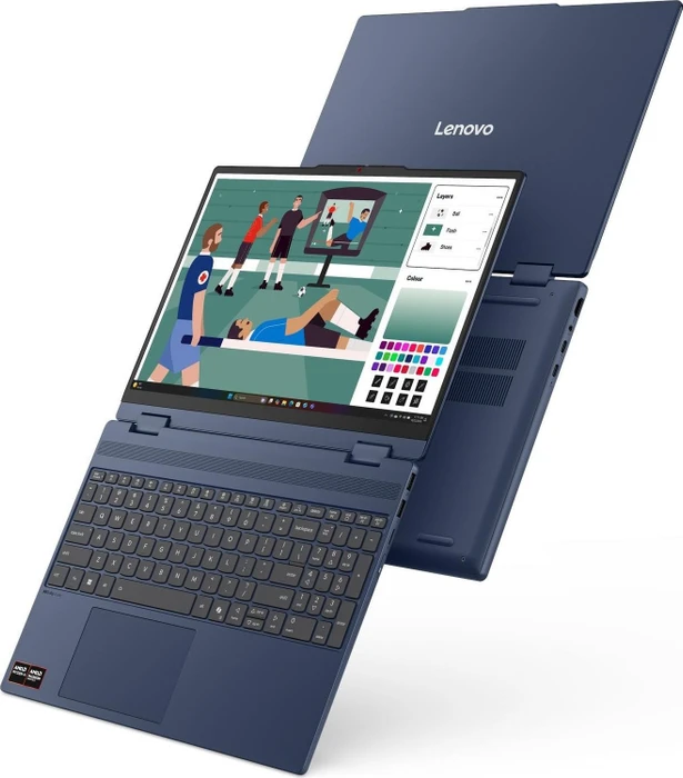 Lenovo IdeaPad 5 2-in-1 15AGP11 (IdeaPad 5a 2-in-1), Cosmic Blue, Ryzen AI 5 430, 16GB RAM, 512GB SSD, DE, Aluminum