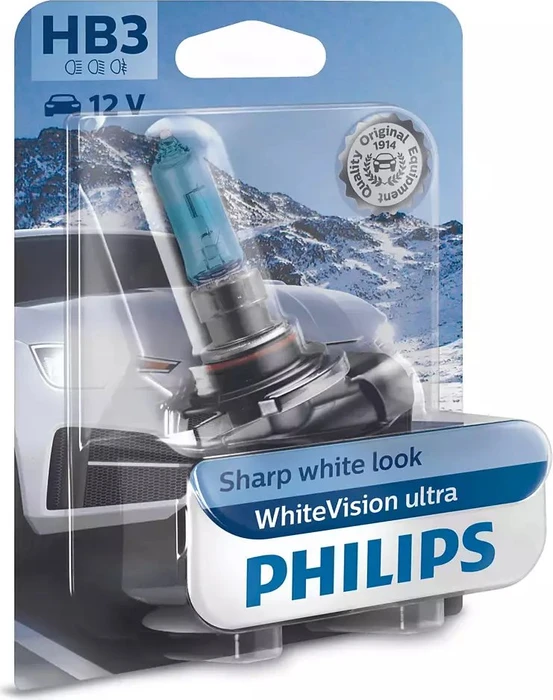 Philips WhiteVision ultra HB3 60W, 1er-Pack