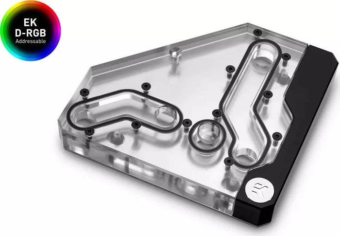 EK Water Blocks Quantum Line EK-Quantum Momentum ASUS ROG Maximus XII Formula D-RGB VRM Bridge, Nickel, Acryl