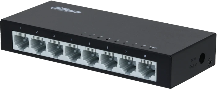 Dahua PFS30 Desktop Switch, 8x RJ-45