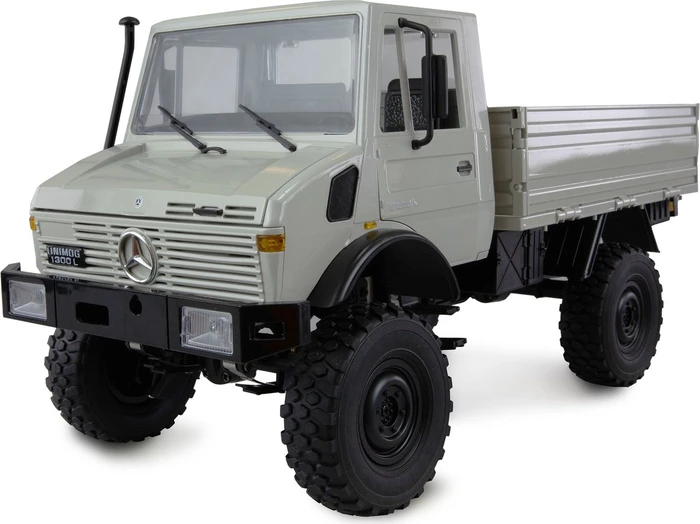 Amewi Mercedes-Benz Unimog Basic 4WD RTR hellgrau 1:12