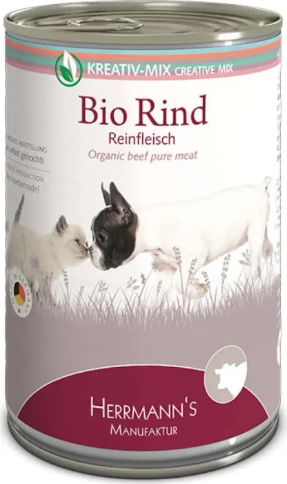 Herrmann's Manufaktur Bio-Rind Fleischdose, 4.80kg (12x 400g)