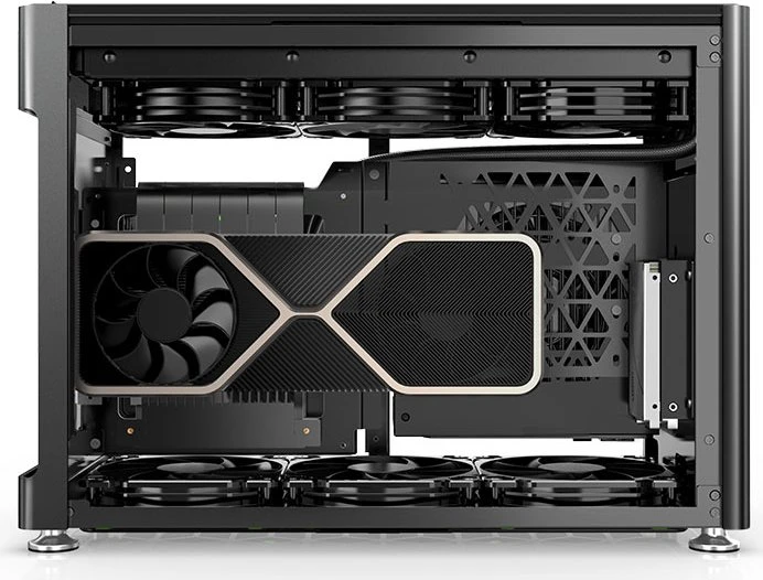 Jonsbo Jonsplus i100 Pro, schwarz, Mini-ITX