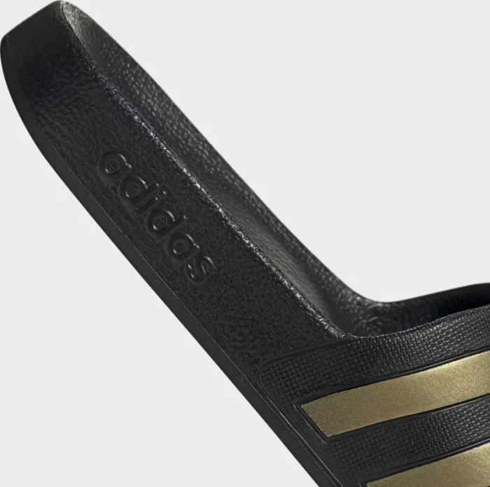 adidas Aqua Adilette core black/gold metallic