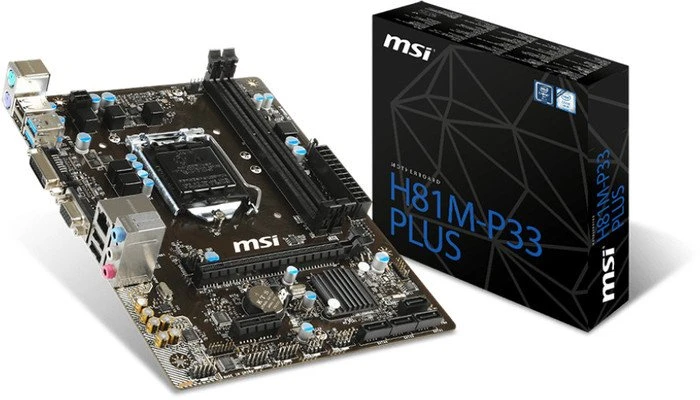 MSI H81M-P33 Plus (Intel 1150)