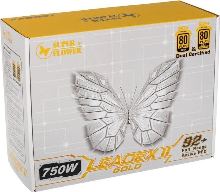 Super Flower Leadex II Gold schwarz 750W, ATX 2.3