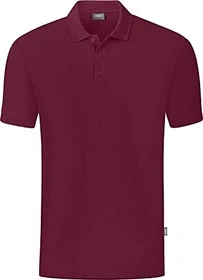 Jako Organic Poloshirt kurzarm maroon (Junior)