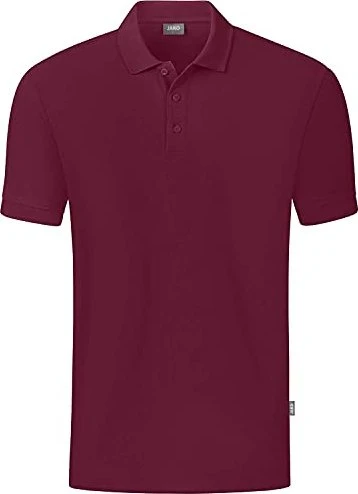 Jako Organic Poloshirt kurzarm maroon (Junior)