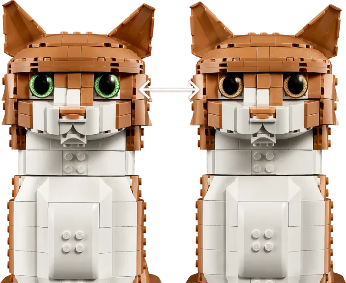 LEGO Ideas - Orangefarbene Katze