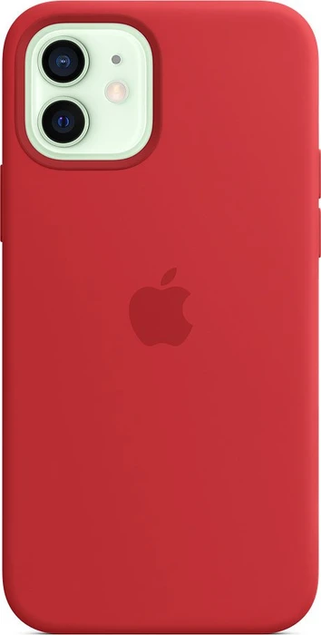Apple Silikon Case mit MagSafe für iPhone 12/iPhone 12 Pro rot
